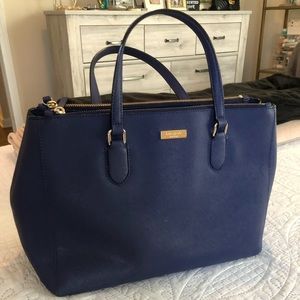 Blue Kate Spade tote bag